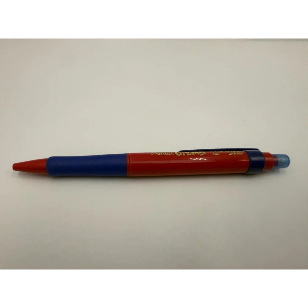 Pentel Gizmo A37 Mechanical Pencil 0.7mm Red Blue Vintage Japan Writing Tool